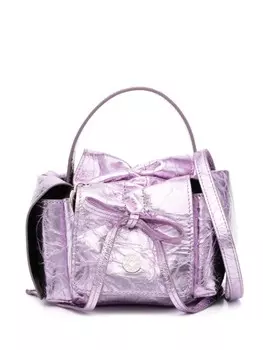 Acne Studios мини-сумка через плечо с карманами, фиолетовый