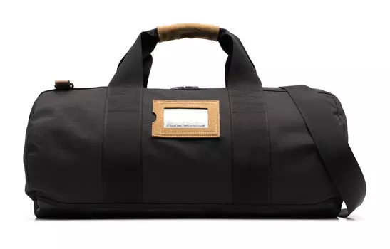 Acne Studios Нейлоновая дорожная сумка женская черная