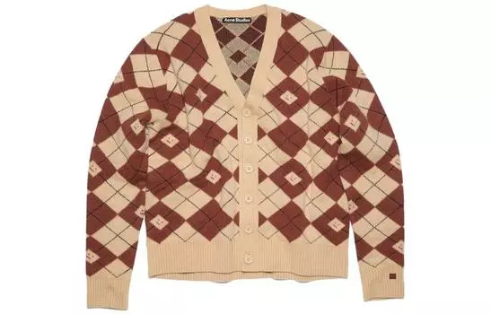 Acne Studios Осень-зима 23, свитер унисекс, бежевый