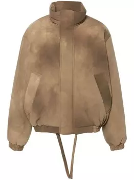 Acne Studios пуховик с эффектом деграде, нейтральный цвет