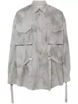 Acne Studios рубашка на пуговицах, серый