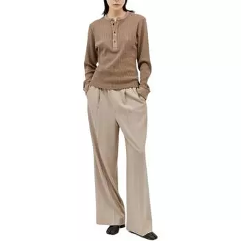 Acne Studios Рубашка поло женская коричневая