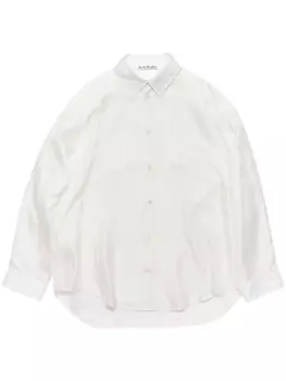Acne Studios рубашка в полоску, белый