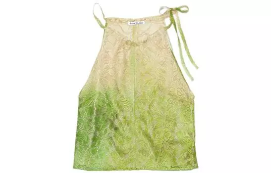 Acne Studios Рубашка женская лаймово-зеленые