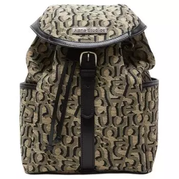 Acne Studios Рюкзак из полиамида, мужской, бежевый и черный