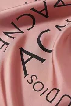 ACNE STUDIOS шарф из шелкового твила с принтом