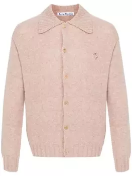 Acne Studios шерстяной кардиган, розовый