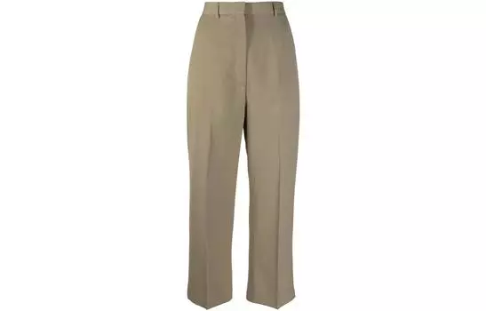 Acne Studios Широкие брюки женские зеленые