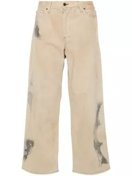 Acne Studios широкие джинсы 1981M с заниженной талией, нейтральный цвет