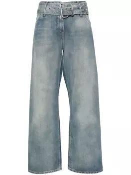 Acne Studios широкие джинсы средней посадки, синий