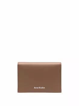 Acne Studios складной картхолдер, коричневый