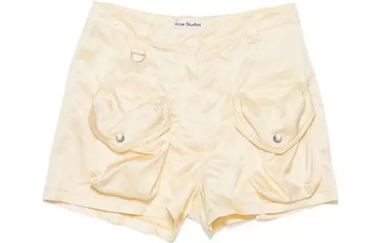 Acne Studios SS22 Повседневные шорты женские желтые