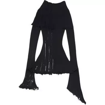 Acne Studios SS24 Джемпер женский, черный