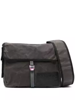 Acne Studios сумка на плечо с логотипом, серый