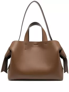 Acne Studios сумка-тоут Musubi размера мини, коричневый