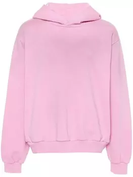 Acne Studios толстовка с капюшоном и логотипом, розовый
