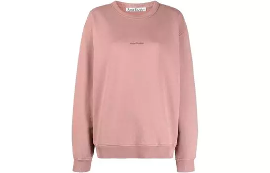 Acne Studios Толстовка с логотипом Stamp Pink