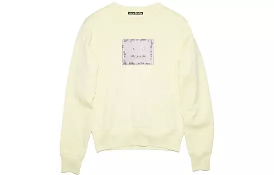Acne Studios Толстовка SS21 унисекс желтая