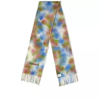 Acne Studios Varinga Шарф Тай-Дай, зеленый