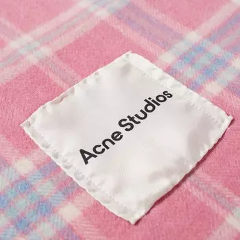 Acne Studios Veken Кашемировый шарф в клетку