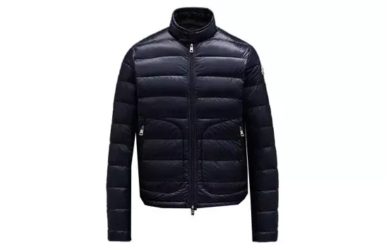 Acorus Пуховик мужской синий Moncler