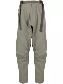 ACRONYM зауженные брюки Schoeller Dryskin с низким шаговым швом, зеленый