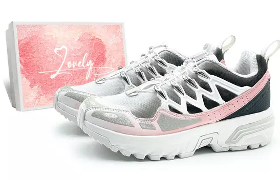 ACS + Кроссовки Lifestyle унисекс с низким верхом Core Black / Cloud White / Team Shock Pink 2 Salomon