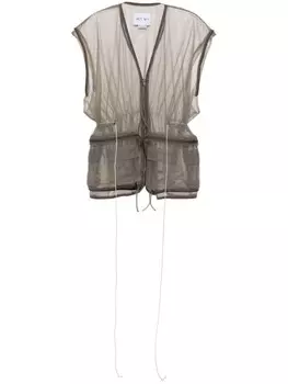 ACT N1 сетчатый жилет с V-образным вырезом, серый