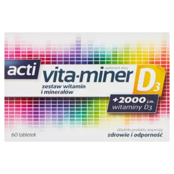 Acti Vita-Miner D3 биологически активная добавка, 60 таблеток/1 упаковка