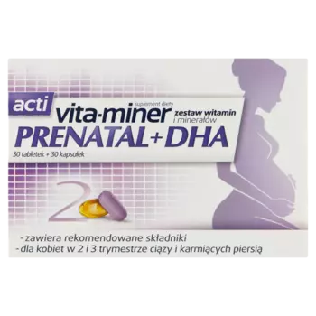 Acti Vita-Miner Prenatal DHA биологически активная добавка, 30+30 таблеток/1 упаковка