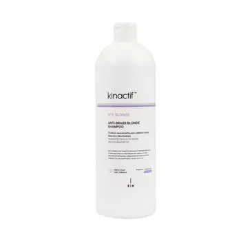 Actif n5 блондинка шампунь против желтизны волос KIN, 1000 мл