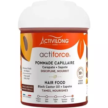 Actiforce Hair Food Черное касторовое масло Mamey Sapote 125 мл Activilong