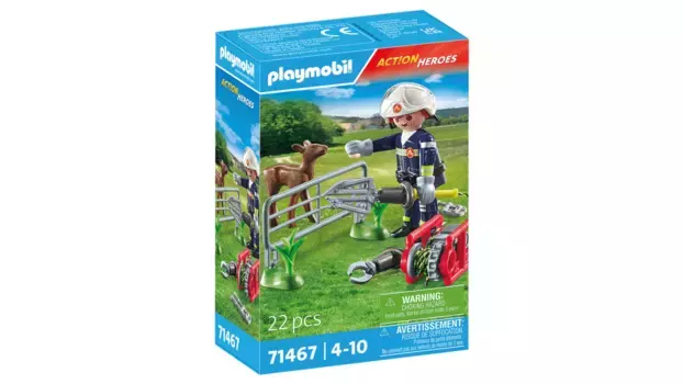 Action heroes пожарная служба спасения животных Playmobil
