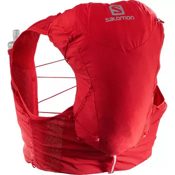 Active Skin 12 Set жилет для бега по пересеченной местности Salomon, красный