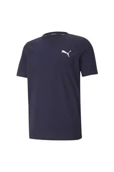 Active Small Logo — мужская темно-синяя футболка Puma, темно-синий