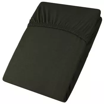 Active Topper 140x200-160x200 антрацитовый хлопковый трикотаж ок. 145 г/м CelinaTex