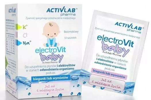 ActivLab, ElectroVit Baby, Электролиты, 10 пакетиков.