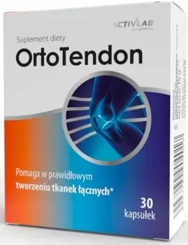 ActivLab, OrtoTendon, Сульфат коллагена, 30 капсул.