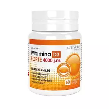ActivLab, Витамин D3 Форте 4000 60 капсул