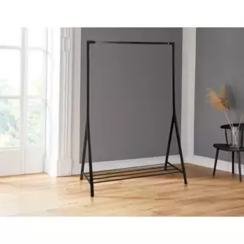 ACTONA GROUP Вешалка «Бернхард», из красивого металла, с полкой, ширина 1170 см, черный