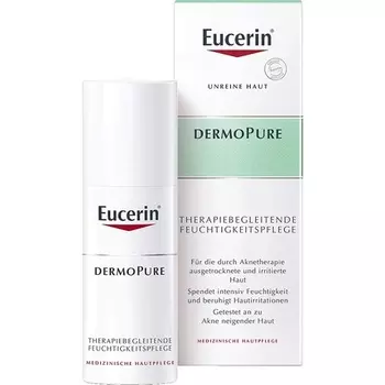 Адъювантный увлажняющий уход для контроля жирности Dermopure, 50 мл, Eucerin