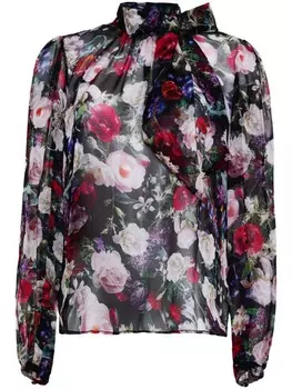 Adam Lippes блузка Джоан, черный