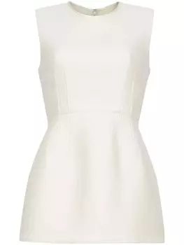 Adam Lippes блузка Shell, серый