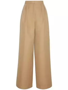 Adam Lippes брюки Nils, нейтральный цвет