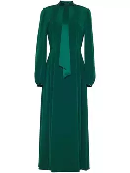 Adam Lippes платье миди Элисон, зеленый