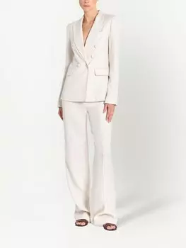 Adam Lippes широкие брюки, серый