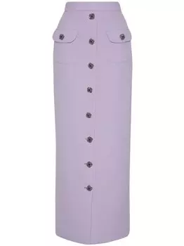 Adam Lippes юбка Дакота, фиолетовый
