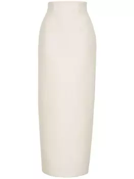 Adam Lippes юбка макси Перри, нейтральный цвет