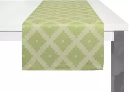 Адам настольный бегун "Марокканский Шираз" Adam 50х150 см, светло-зеленый