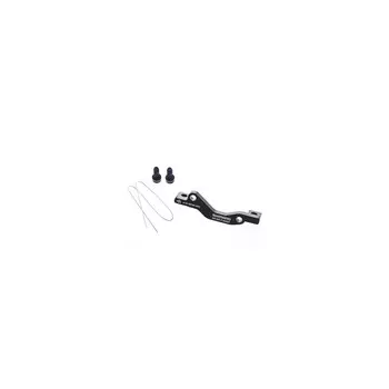 Адаптер для переднего дискового тормоза Shimano ma-f180s/p post mount pour br-m 180 мм, черный / серый / серый